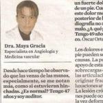 El médico responde, sobre las venas de las manos