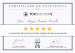 Top Doctors nos ha otorgado este diploma a la doctora Maya Gracia Top Doctors nos ha otorgado este diploma a la doctora Maya Gracia